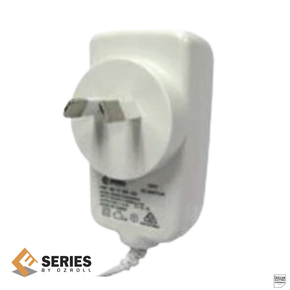 OZroll Roller Shutter charger ODS E-Series AC Adaptor - 240V - Roller Shutters Australia - Roller Shutter Parts