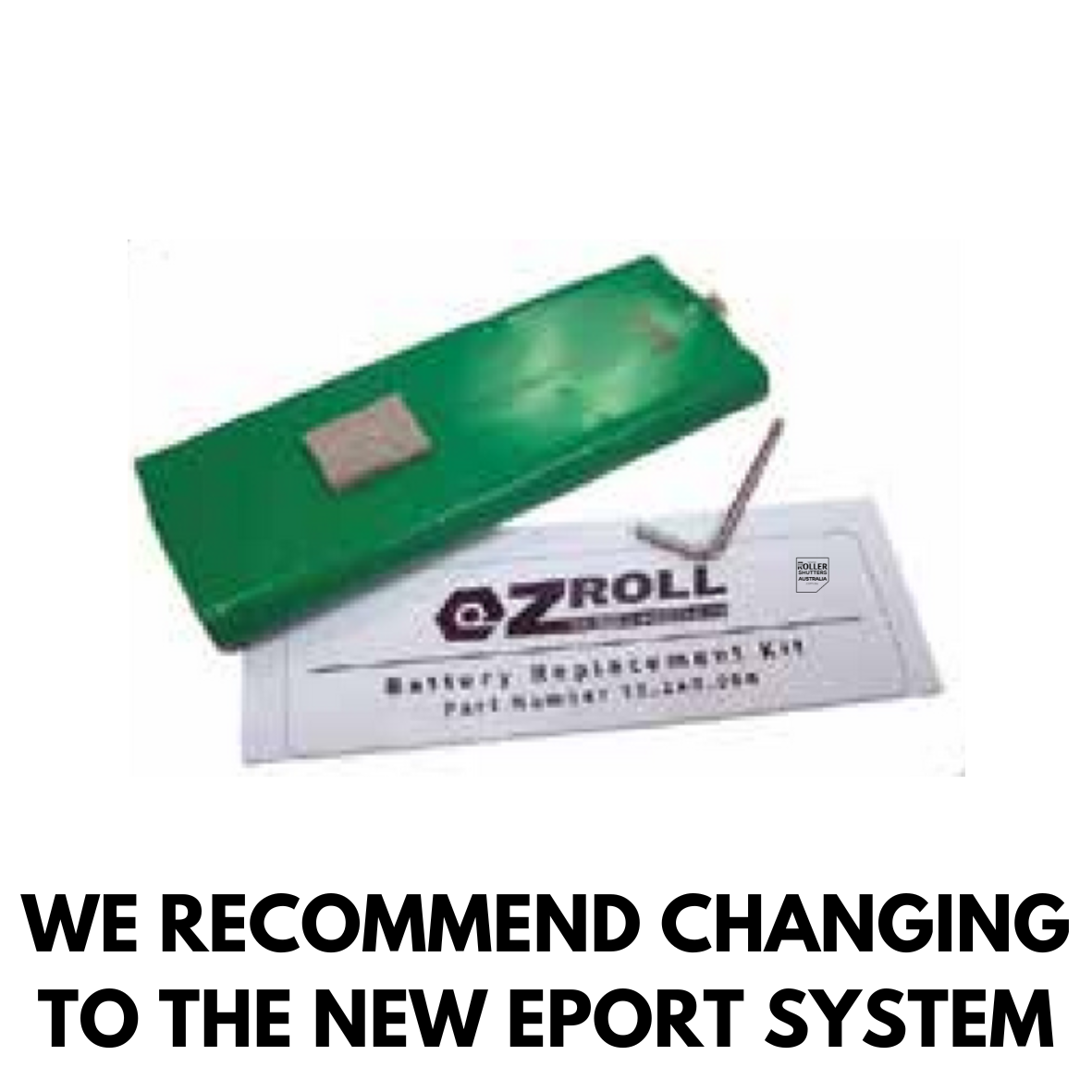 Ods Smart drive battery replacement - Roller Shutters Australia - Roller Shutter Parts