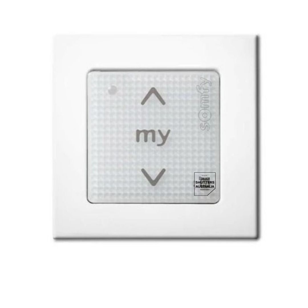 Somfy Wall remote - RTS SMOOVE Centralis Wall Switch Part 14.266.402 - Roller Shutters Australia - Roller Shutter Parts